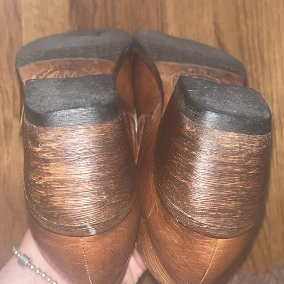 Salpy made in USA Brown Leather Loafers Classic Slip-Ons size 8 preowned - Picture 10 of 12